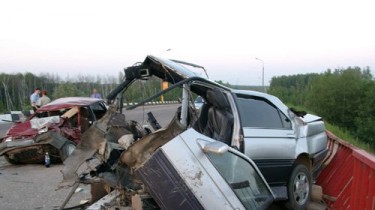 В одной авариии пострадали три машины