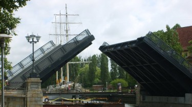 Клайпедский разводной мост построен в Ленинграде