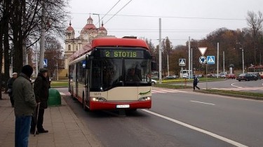Камеры наблюдения - в вильнюсском общественном транспорте