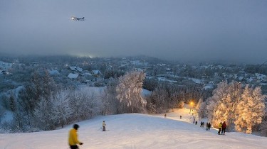 В Вильнюсе открылись лыжные трассы и катки