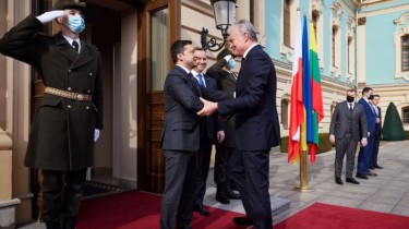 Состоялся телефонный разговор Президент Литвы Г.  Науседа с Президентом Украины В. Зеленским