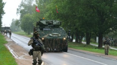 В Вильнюсе и окрестностях проходят учения "Черная стрела" батальона Князя Вайдотаса