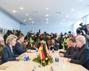 В Литве - официальная встреча батальона НАТО