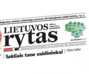 Президент: статьи в Lietuvos rytas о прокуратуре - давление на правоохранительные органы