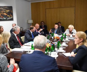 Г. Науседа в Брюсселе приступил к переговорам по бюджету ЕС, быстрых решений не ожидается (обновлено)