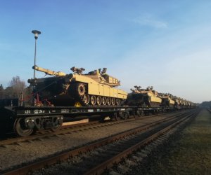 В Литву прибыли американские танки 