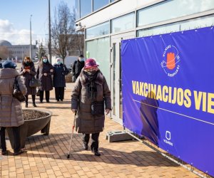 За два дня пасхального праздника в Вильнюсе вакцинировались 6,2 тыс. человек
