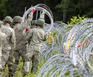 Для охраны границы с Беларусью привлечены дополнительные военные силы