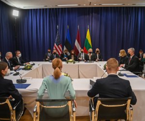 Г. Науседа после встречи с Харрис: США думает об укреплении Балтийских стран (обновлено)