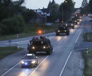 На литовских дорогах ожидается интенсивное движение военной техники 