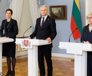 Литовские лидеры на совместной пресс-конференции - о ситуации вокруг Украины