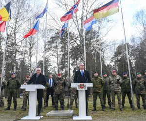 Президент: мы надеемся на увеличение военного присутствия Германии в Литве