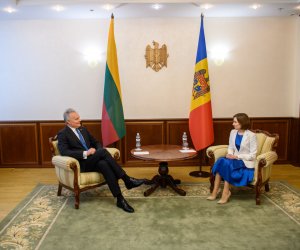 Президент в Молдове: Литва решительно поддерживает евроинтеграционные устремления Молдовы