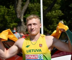 19-летний Миколас Алекна стал чемпионом Европы в метании диска