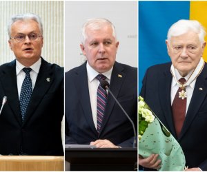 Наиболее положительно оцениваемые политики: Г. Науседа, А. Анушаускас, бывшие руководители страны (СМИ)