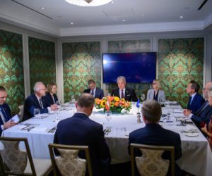 Президент обсудил с лидерами стран Балтии и Польши позиции сторон на Генеральной Ассамблее Организации Объединенных Наций