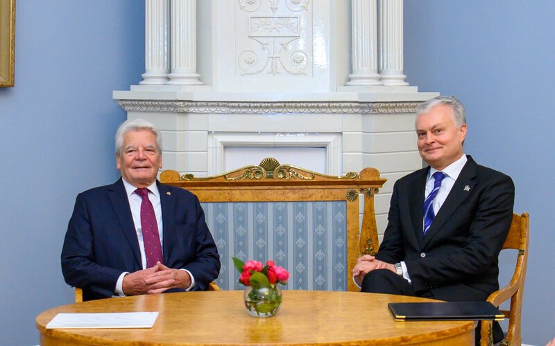 Президент Литвы встретился с бывшим Президентом Германии
