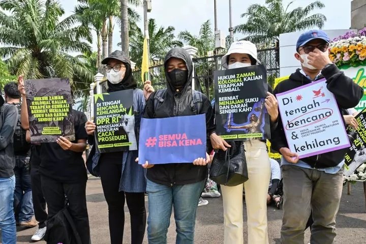 В Индонезии прошел митинг против закона о наказании за внебрачные связи