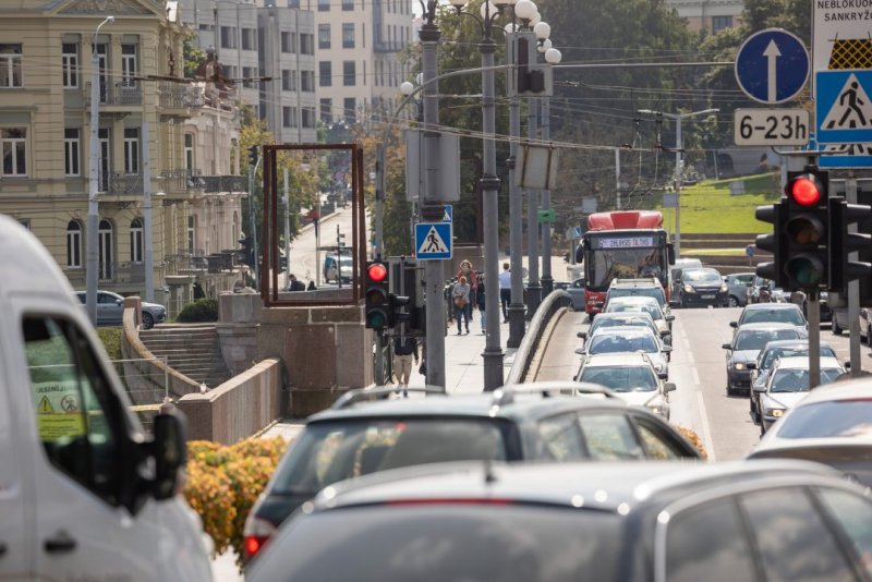 В Вильнюсе проходит ремонт Зеленого моста