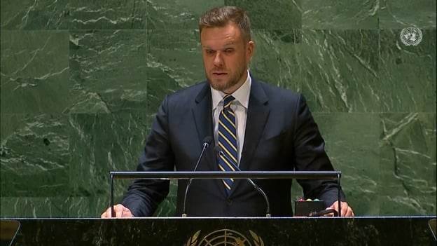 Глава МИД Литвы выскажется на Генассамблее ООН по вопросу об ответственности РФ
