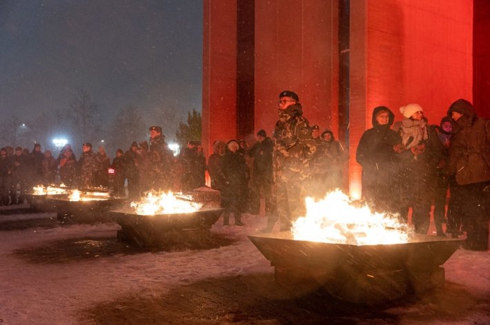В Вильнюсе возле Сейма во время мероприятия в память о 13 января задержаны два человека