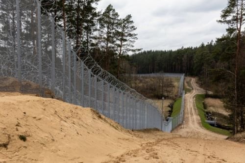 На границе Литвы с Беларусью вновь не было зафиксировано нелегальных мигрантов