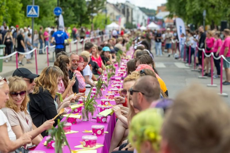 В Вильнюсе прошел третий фестиваль холодного борща – Vilnius Pink Soup Fest